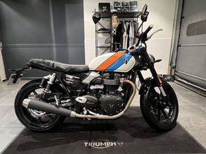 TRIUMPH SPEED TWIN 900 2025 900 CM3 | MOTO ROUTIÈRE | 670 KM | BLANC | 78310 COIGNIERES