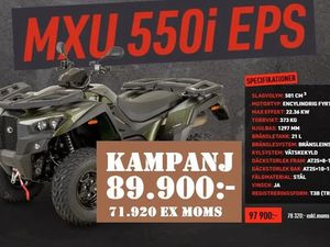 KYMCO MXU 550 T3B KAMPANJPRIS • 2025