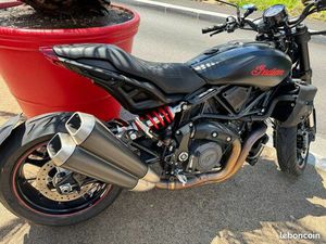 INDIAN 1200 FTR NOIR MAT 123 CH, SPORTSER CRUISER ET À LA FOIS SPORTIVE EN PARFAITE ÉTAT . BRIDABLE A2 SOUS GARANTIE 35KW 35 KW A2