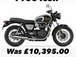 NEW TRIUMPH BONNEVILLE T100 ICON EDITON FOR SALE IN ABINGDON