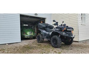 QUAD TGB 600 LT – 2018 – 7200 KM – T3B – ÉTAT NICKEL – TREUIL, TOP CAISSE LUX, RAMPE DE PHARE