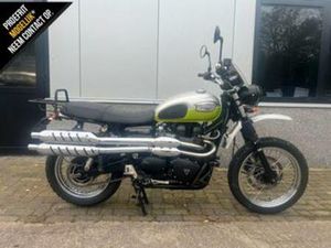 TRIUMPH SCRAMBLER (BJ 2008) 1E EIGENAAR, VELE EXTRA'S — MOTOREN | TRIUMPH — MARKTPLAATS