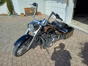 SEHR GEPFLEGTE HARLEY ROAD KING 103 MOTOR-ALLES EINGETRAGEN