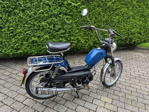 PONY GTX – BLAUES TÖFFLI MIT 2-TAKT-GEMISCH-MOTOR