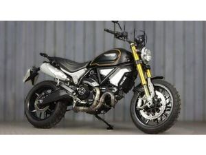 2018 18 DUCATI SCRAMBLER 1100 SPORT - CAFE RACER ROADSTER RETRO BLACK 6K MILES