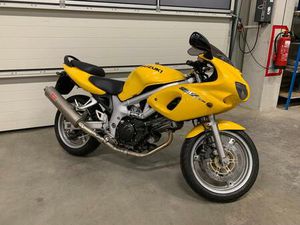SUZUKI SV650S IN GELB - MIT BOS-KOMPLETTAUSPUFFANLAGE SV650 BOS