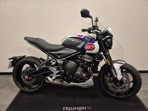 TRIUMPH TRIDENT 660 2024 660 CM3 | MOTO ROADSTER | 782 KM | BLANC | 62700 BRUAY LA BUISSIERE