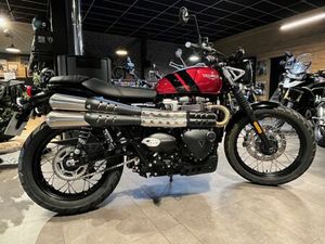 TRIUMPH STREET SCRAMBLER 900 2022 900 CM3 | MOTO ROUTIÈRE | 2 416 KM | ROUGE | 56600 LANESTER