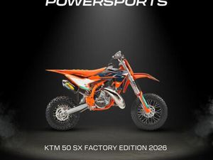 50 SX FACTORY EDITION 2026 - KTM MAIN DEALER
