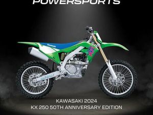 KAWASAKI KX 450 50TH ANNIVERSARY EDITION - KAWASAKI MAIN DEALER - PRICE DROP!