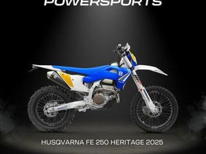 FE 250 HERITAGE 2025 MODEL - HUSQVARNA MAIN DEALER - 1,250 OFF!