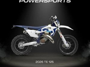 TE 125 2026 MODEL - HUSQVARNA MAIN DEALER - RESERVE NOW!