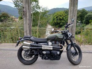 STREETSCRAMBLER TRIUMPH 900, BRIDÉ A2 URGENT