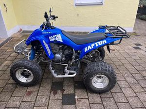 YAMAHA RAPTOR 350 R QUAD ATV MIT LOF ZULASSUNG