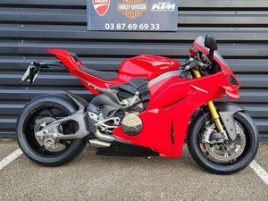 DUCATI PANIGALE V4S 7G GARANTIE EVER RED 06/2029 SILENCIEUX RACING AKRAPOVIC