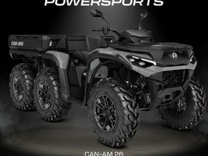 CAN-AM OUTLANDER 6X6 DPS 850 T 2026 - CAN-AM OFFICIAL DEALER - RESERVE NOW!