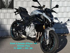 CF MOTO 675 NK, NAKED, MOTO NEUVE, CHF 6'690.-