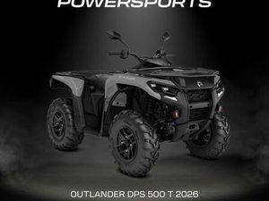 OUTLANDER DPS T 500 2026 - CAN-AM MAIN DEALER - RESERVE NOW!