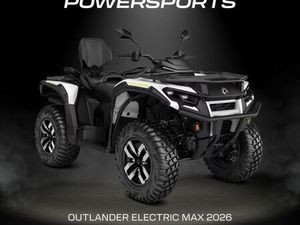 OUTLANDER MAX ELECTRIC T 2026 - CAN-AM MAIN DEALER - RESERVE NOW!