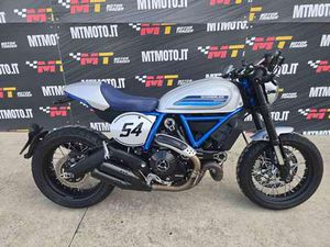 DUCATI SCRAMBLER CAFE RACER EXPORT VIDEO 360 BLU/AZZURRO