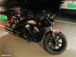 INDIAN SCOUT BOBBER 2023 - 4500KM - FULL - BRIDABLE A2- COMME NEUVE- 1133 CC