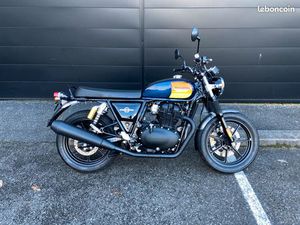ROYAL ENFIELD INTERCEPTOR 650 BARCELONA BLUE 2024 PROMO