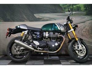 2023 TRIUMPH THRUXTON RS COMPETITION GREEN SILVER ICE PARALLEL TWIN 12