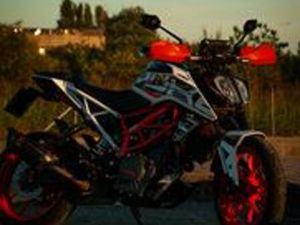 KTM DUKE 390 INCIDENTATO