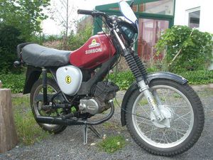 SIMSON S 53/51 MIT PAPIERE UND NEUE ENDURO REIFEN
