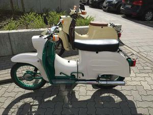 SIMSON SCHWALBE KR51 WEIß-GRÜN OLDTIMER MOPED