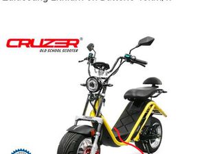 CRUZER I12 ROLLER MOPED 45KM/H LEGAL STVZO ELEKTRISCH