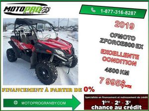 2019 CFMOTO ZFORCE 800 EX EPS ZFORCE800 ZFORCE 800 EX 60PO PARFAIT ETAT !!!