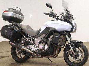 2012 12 KAWASAKI KLZ 1000 ACF VERSYS KLZ1000 LUGGAGE WHITE ADVENTURE TOURER