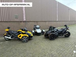 3X CAN AM SPYDER RS SE5 AUTOMAAT EN SCHAKEL AKRAPOVIC RUGLEU — MOTOREN | OVERIGE MERKEN — MARKTPLAATS