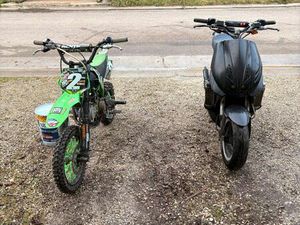 VEND LOT SCOOTER+DIRT 125 CM³