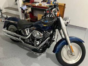 2000 HARLEY-DAVIDSON FLSTF FATBOY - SINISTER BLUE