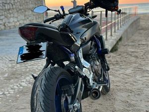 YAMAHA MT07 2014 RACE BLUE 55KW / TROCO LUMIAR