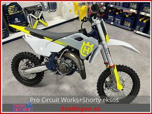 HUSQVARNA TC 65 CROSS 2-TAKT MED PRO CIRCUIT WORKS+SHORTY EKSOS