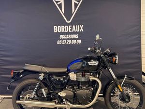 TRIUMPH BONNEVILLE T100 2024 865 CM3 | MOTO ROUTIÈRE | 160 KM | BLEU | 33700 MERIGNAC