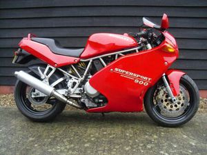 DUCATI 900SS , 1993 , VERY HONEST ORIGINAL PAINT BIKE , SERVICED WITH BELTS.