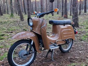 SIMSON SCHWALBE KR51/2 BJ.1984 BIBERBRAUN 4 GANG ORGINALE PAPIERE