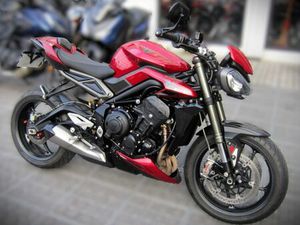TRIUMPH STREET TRIPLE 765 RS 2024 765 CM3 | MOTO ROADSTER | 9 078 KM | BORDEAUX | 94460 VALENTON