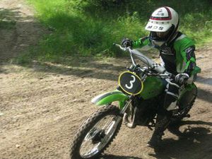 KINDER CLASSIC CROSS MOTORRAD KAWASAKI KX 80