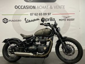 TRIUMPH BONNEVILLE BOBBER 1200 2017 1200 CM3 | MOTO CUSTOM | 10 800 KM | GRIS | 69530 BRIGNAIS