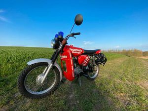 SIMSON S51 B3 FEUERWEHR LOOK, TOP ZUSTAND, EINZELSTÜCK MOPED