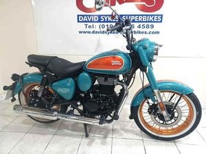 ROYAL ENFIELD GOAN CLASSIC 350 75-REG ONLY 130 DRY MILES £4199.OTR