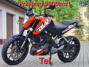 MOTOR KTM DUKE ABS 125 CC 2015, 9800KM PRZEBIEGU TCZEW