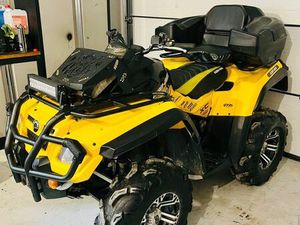 CAN AM OUTLANDER 800! OKAZJA! 4X4! ZAREJESTROWANY! KUFRY! LED! ZILLA! BRZEZINKA