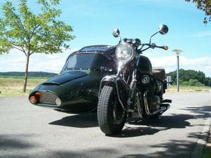 SCHÖNES YAMAHA XS 1.1 1100 ARMEC TREMOLA, 3-MANN BEIWAGEN GESPANN