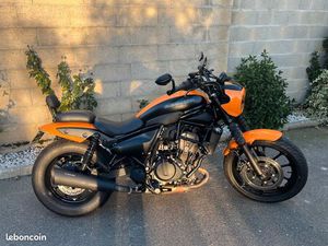 MOTO KAWASAKI 500 ELIMINATOR BI-COULEUR (ORANGE & NOIR)